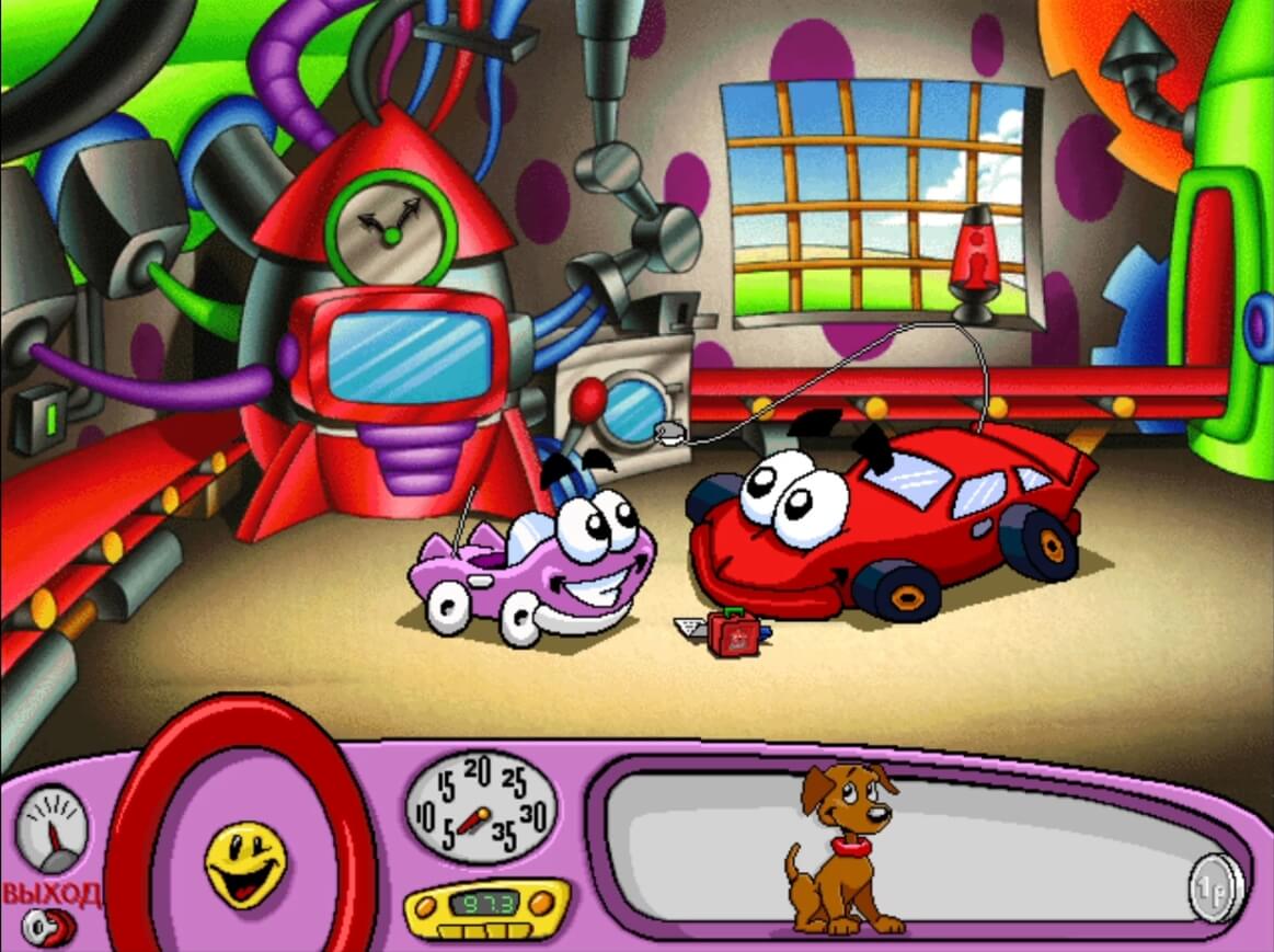 Putt-Putt Travels Through Time - геймплей игры Windows